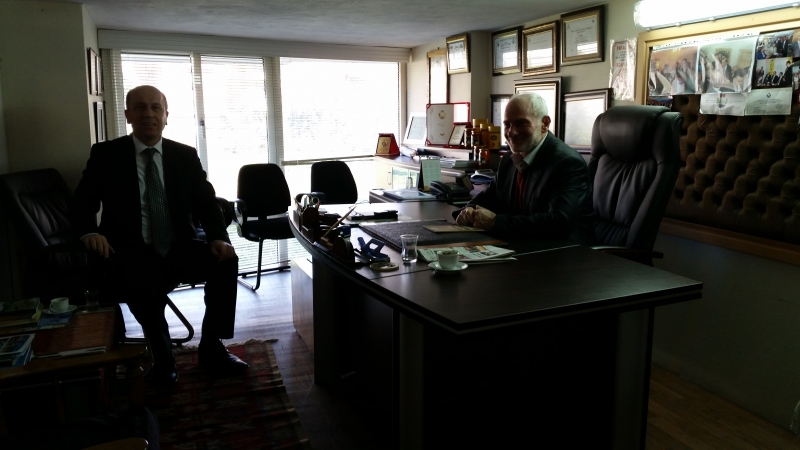 Ziraat Bankası Müdürünün Birliğimize Ziyareti